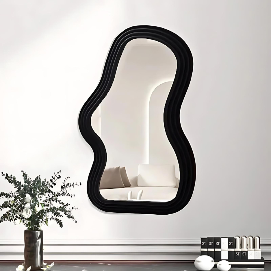 Artistic Wave Edge Mirror – Cloud-Inspired Modern Decor for Entryway or Bedroom 8