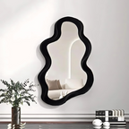Artistic Wave Edge Mirror – Cloud-Inspired Modern Decor for Entryway or Bedroom 0