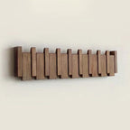Artistic Wooden Coat Rack Inspired by Piano Design for Entryway 7