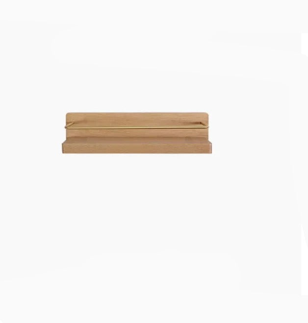 Bamboo Wall-Mounted Shelves – Elegant Storage for Bathroom Organization 9
