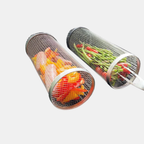 BBQ Grill Basket – Effortless Rotating Grilling Perfection-Unique Casa-Unique Casa