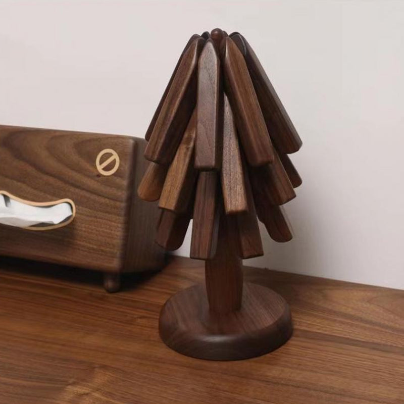 Black Walnut Coaster – Natural Elegance for Every Table-Walnut Coaster-Unique Casa-Unique Casa