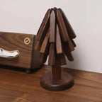 Black Walnut Coaster – Natural Elegance for Every Table-Walnut Coaster-Unique Casa-Unique Casa