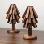 Black Walnut Coaster – Natural Elegance for Every Table-Walnut Coaster-Unique Casa-Unique Casa