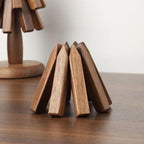 Black Walnut Coaster – Natural Elegance for Every Table-Walnut Coaster-Unique Casa-Walnut-Mat only-Unique Casa