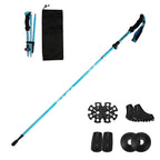 Premium Automatic Retractable Hiking Stick For Adjustable Support And Outdoor Stability-Stick-Unique Casa-Blue-BUY x1 Stick-Unique Casa