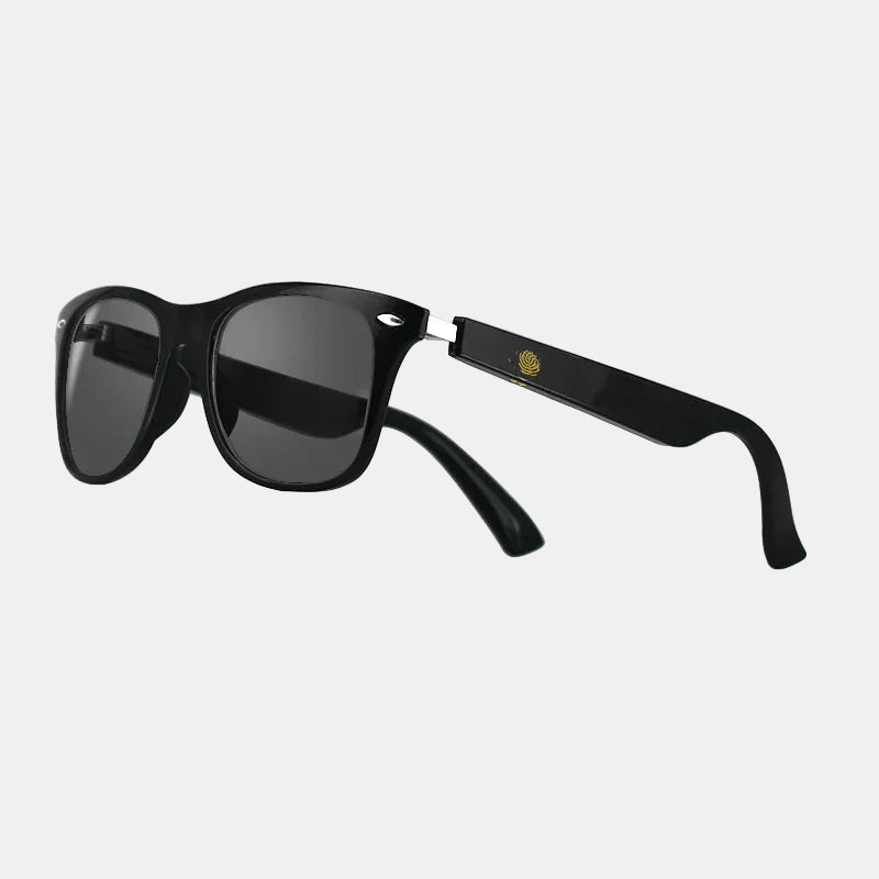 Bluetooth Smart Audio Sunglasses - UV400 Protection Sunglasses with Built-in Speakers-Sunglasses-Unique Casa-Black Shade-Unique Casa