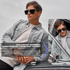 Bluetooth Smart Audio Sunglasses - UV400 Protection Sunglasses with Built-in Speakers-Sunglasses-Unique Casa-Unique Casa