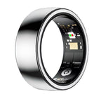 Bluetooth Smart Ring – Health, Style, and Function at Your Fingertips-Unique Casa-Silver-#7-Unique Casa