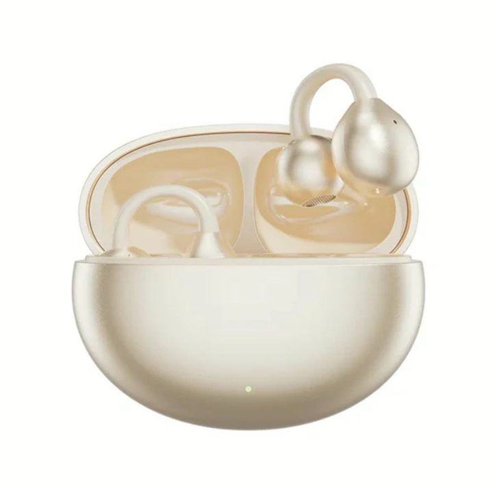 Bluetooth Wireless Headphones With AI Noise Cancellation And 72-Hour Battery Life-Bluetooth earbuds-Unique Casa-Beige-Unique Casa