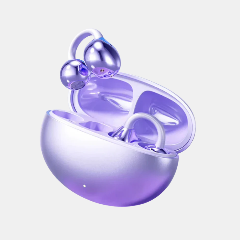 Bluetooth Wireless Headphones With AI Noise Cancellation And 72-Hour Battery Life-Bluetooth earbuds-Unique Casa-Purple-Unique Casa