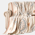 Bohemian Mandala Throw Blanket – Cozy Cotton Decor for Home & Picnics 6