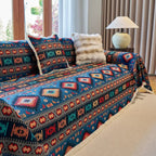 Bohemian Sofa Cover with Geometric Design – Stylish Couch Protection for All Sizes 6