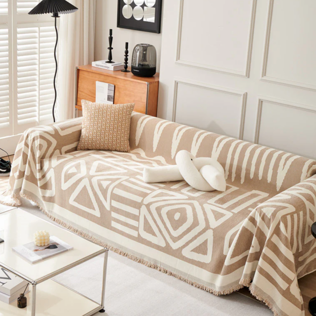 Boho Reversible Sofa Cover – Stylish, Durable And Easy-To-Clean Furniture Protector