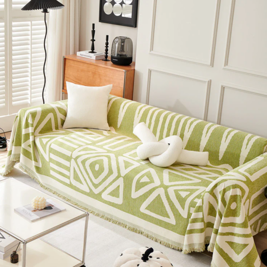 Boho Reversible Sofa Cover – Stylish, Durable And Easy-To-Clean Furniture Protector