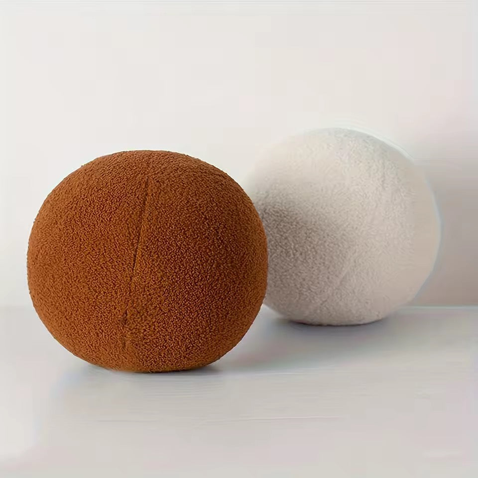 Stylish Ball Cushion – Soft and Stylish Decorative Pillow with Textured Comfort-Pillow-Unique Casa-Unique Casa