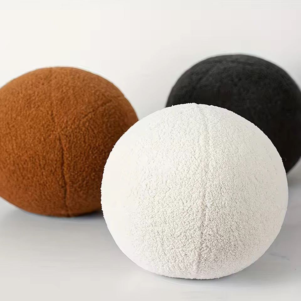 Stylish Ball Cushion – Soft and Stylish Decorative Pillow with Textured Comfort-Pillow-Unique Casa-Unique Casa