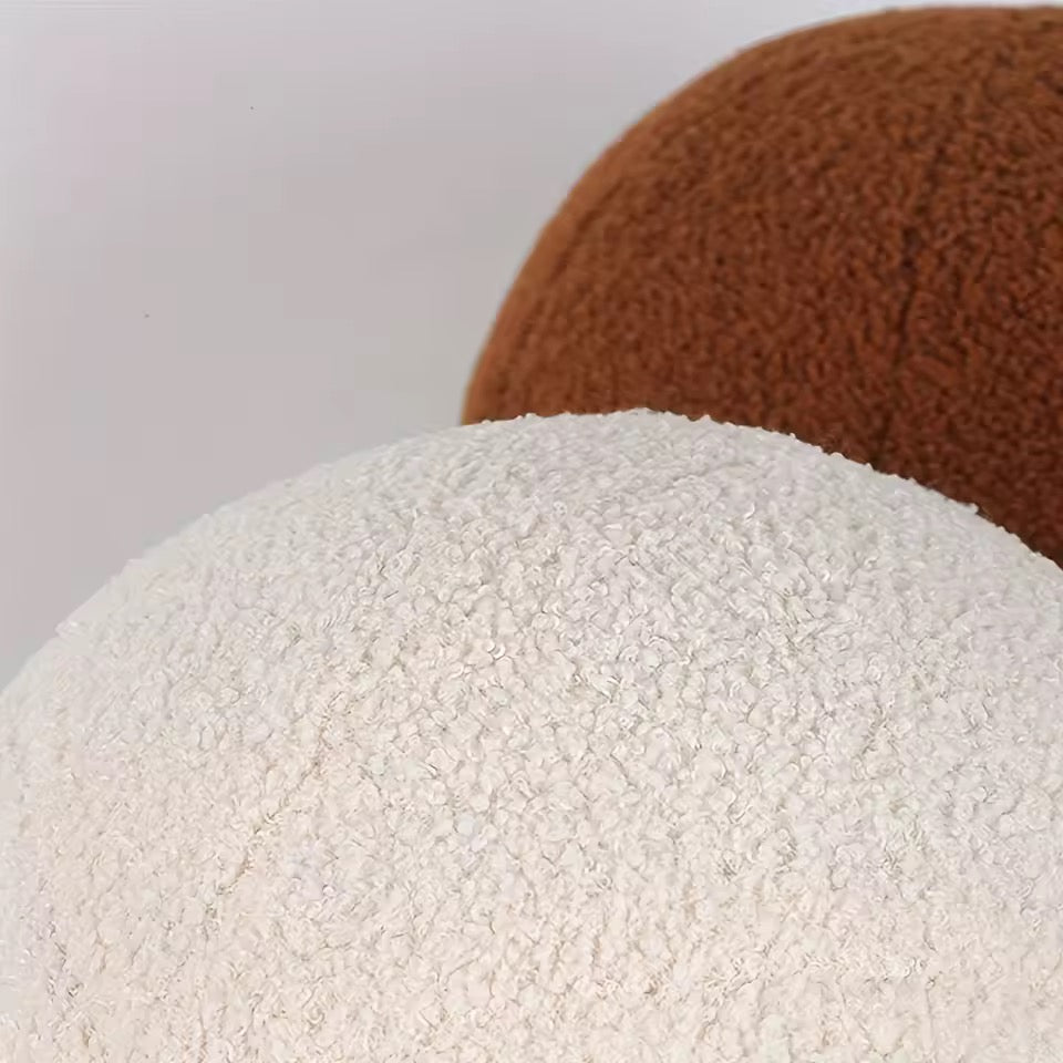 Stylish Ball Cushion – Soft and Stylish Decorative Pillow with Textured Comfort-Pillow-Unique Casa-Unique Casa