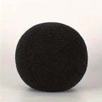 Stylish Ball Cushion – Soft and Stylish Decorative Pillow with Textured Comfort-Pillow-Unique Casa-Black-Unique Casa