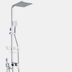 Brass Shower Faucet Set with Rainfall Function – Elegant Shower Mixer Taps 8