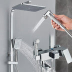 Brass Shower Faucet Set with Rainfall Function – Elegant Shower Mixer Taps 1