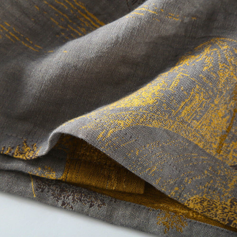 Breathable Cotton Kimono Bathrobe - Elegant Women's Dressing Gown for Spa 1