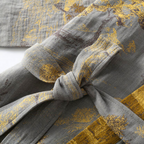 Breathable Cotton Kimono Bathrobe - Elegant Women's Dressing Gown for Spa 3