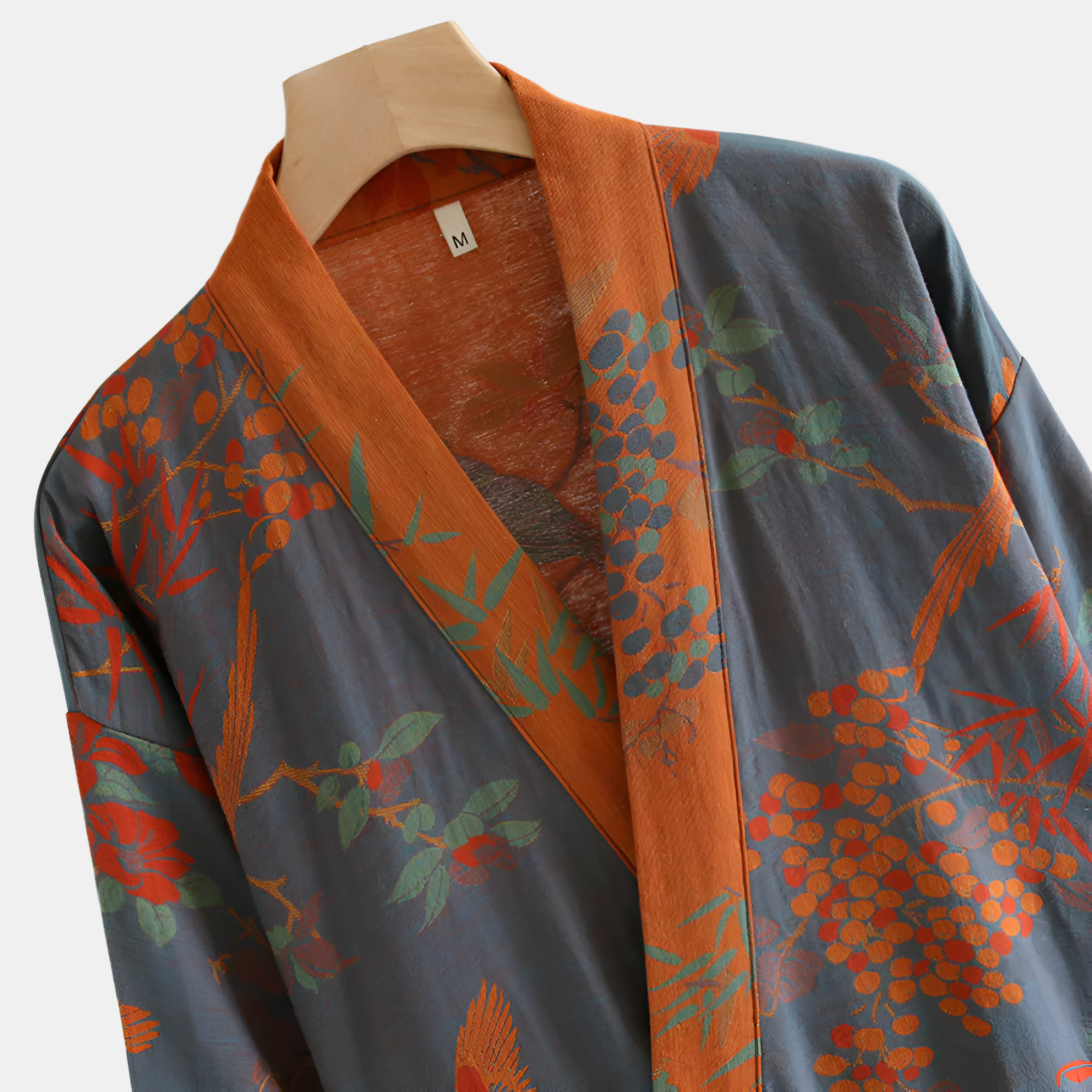 Breathable Cotton Waffle Bathrobe – Vintage Style Dressing Gown for Relaxation 0