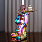 Ceramic Bear Sculpture Tray and Piggy Bank – Whimsical Home Decor Accent 7