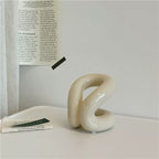 Ceramic Brush Holder – Durable and Stylish Organizer for Brushes and Tools-Brush Holder-Unique Casa-Beige-Unique Casa