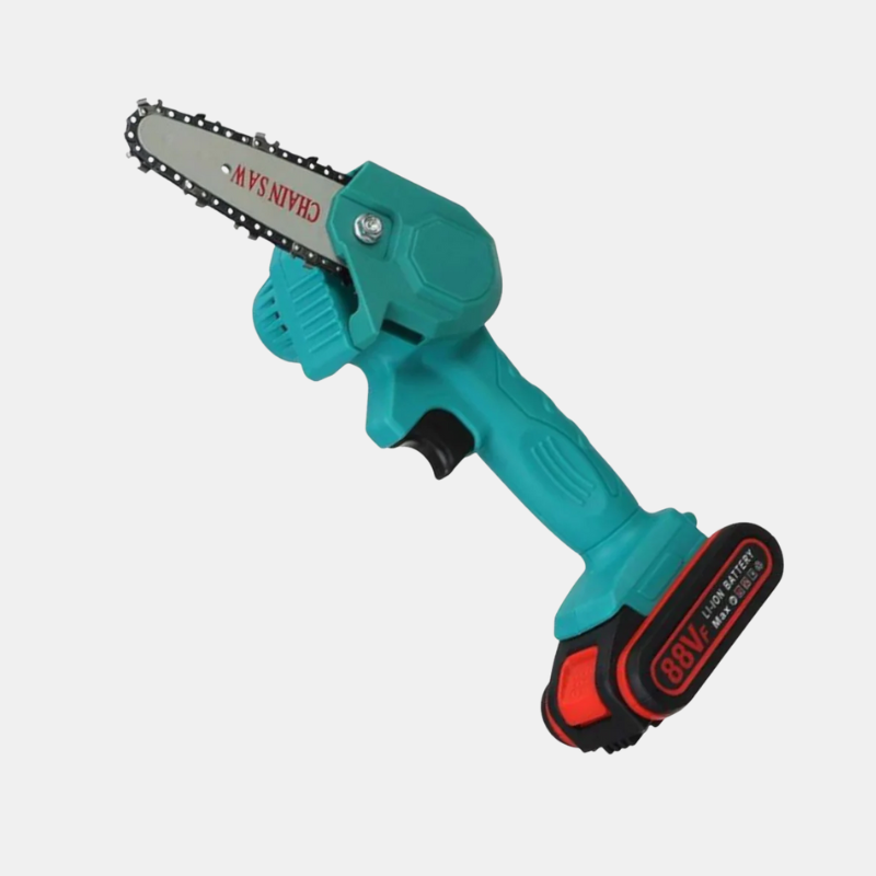 Chainsaw – Electric Cordless Chainsaw for Efficient Garden Pruning-Elektrische Kettingzaag-Unique Casa-Green-1 Chain-Unique Casa