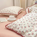 Cherry Blossom Floral Bedding Set – Vibrant Duvet Covers for Bedroom 2