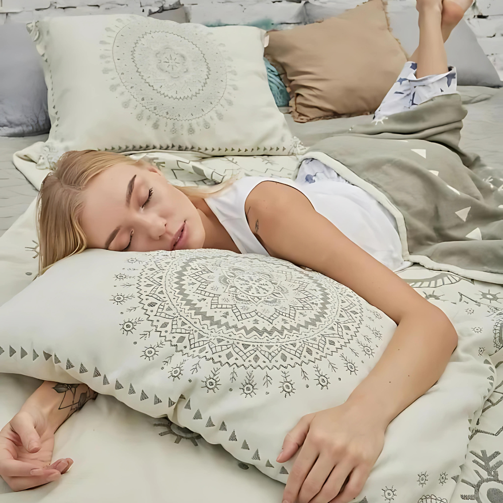 Chic Mandala Pattern Pillowcases – Soft Cotton for Bedroom and Living Room 3