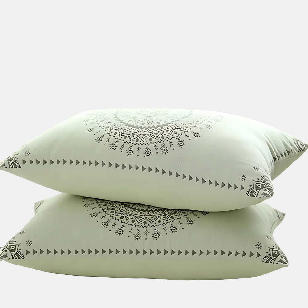 Chic Mandala Pattern Pillowcases – Soft Cotton for Bedroom and Living Room 1