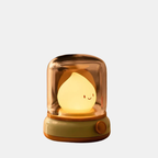 Children’s Night Lamp – Flame-Shaped Rechargeable Table Light with Dimmer-Table Lamps-Unique Casa-Green-Unique Casa