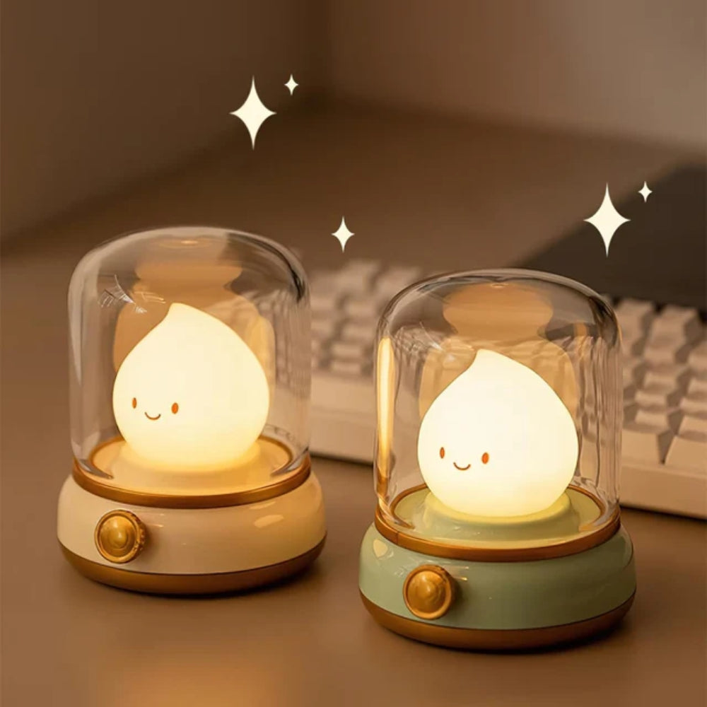 Children’s Night Lamp – Flame-Shaped Rechargeable Table Light with Dimmer-Table Lamps-Unique Casa-Unique Casa