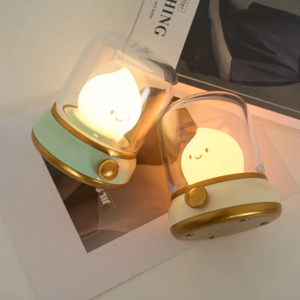 Children’s Night Lamp – Flame-Shaped Rechargeable Table Light with Dimmer-Table Lamps-Unique Casa-Unique Casa