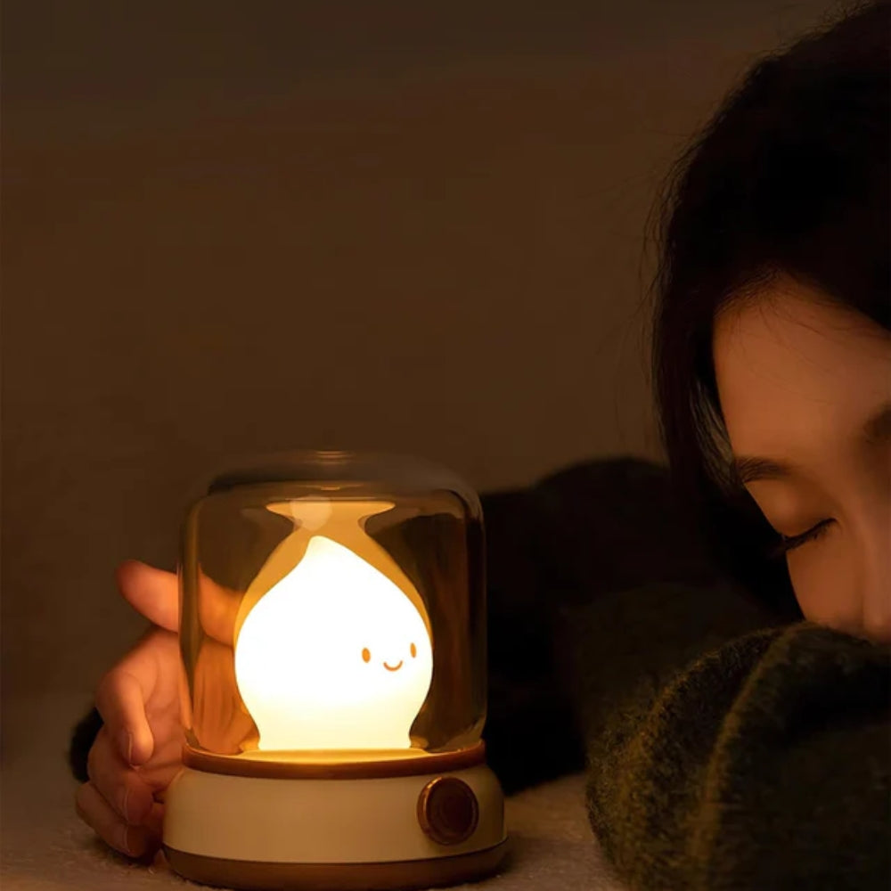Children’s Night Lamp – Flame-Shaped Rechargeable Table Light with Dimmer-Table Lamps-Unique Casa-Unique Casa