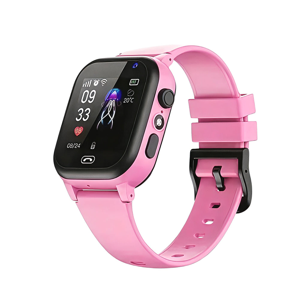 Children's Smartwatch GPS Tracker – Waterproof 4G Camera-Unique Casa-Pink-Unique Casa