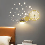 Children's Wall Light – Playful Design with Warm White Light for Kids Room-Wall Lamps-Unique Casa-Gold left-Unique Casa