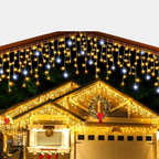 Christmas Curtain Lights – LED Twinkling String Lights for Holiday Decor 0