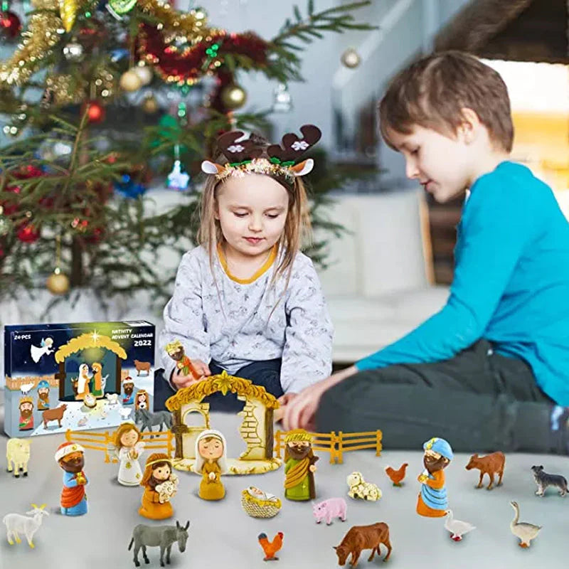 Christmas Nativity Advent Calendar – A Magical Countdown to Christmas-Advent Calendars-Unique Casa-Unique Casa