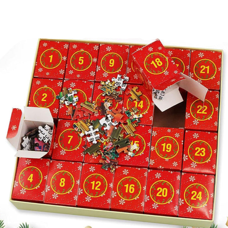 Christmas Puzzle Advent Calendar – 1008 Pieces with Daily Festive Fun 4