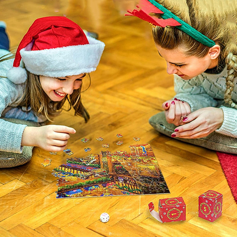 Christmas Puzzle Advent Calendar – 1008 Pieces with Daily Festive Fun 8