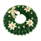 Christmas Wreath with Ornaments and Sparkling Bow – Festive Door Decor 8