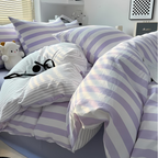 Classic Striped Bedding Set – Elegant Duvet Covers for All Bed Sizes 7