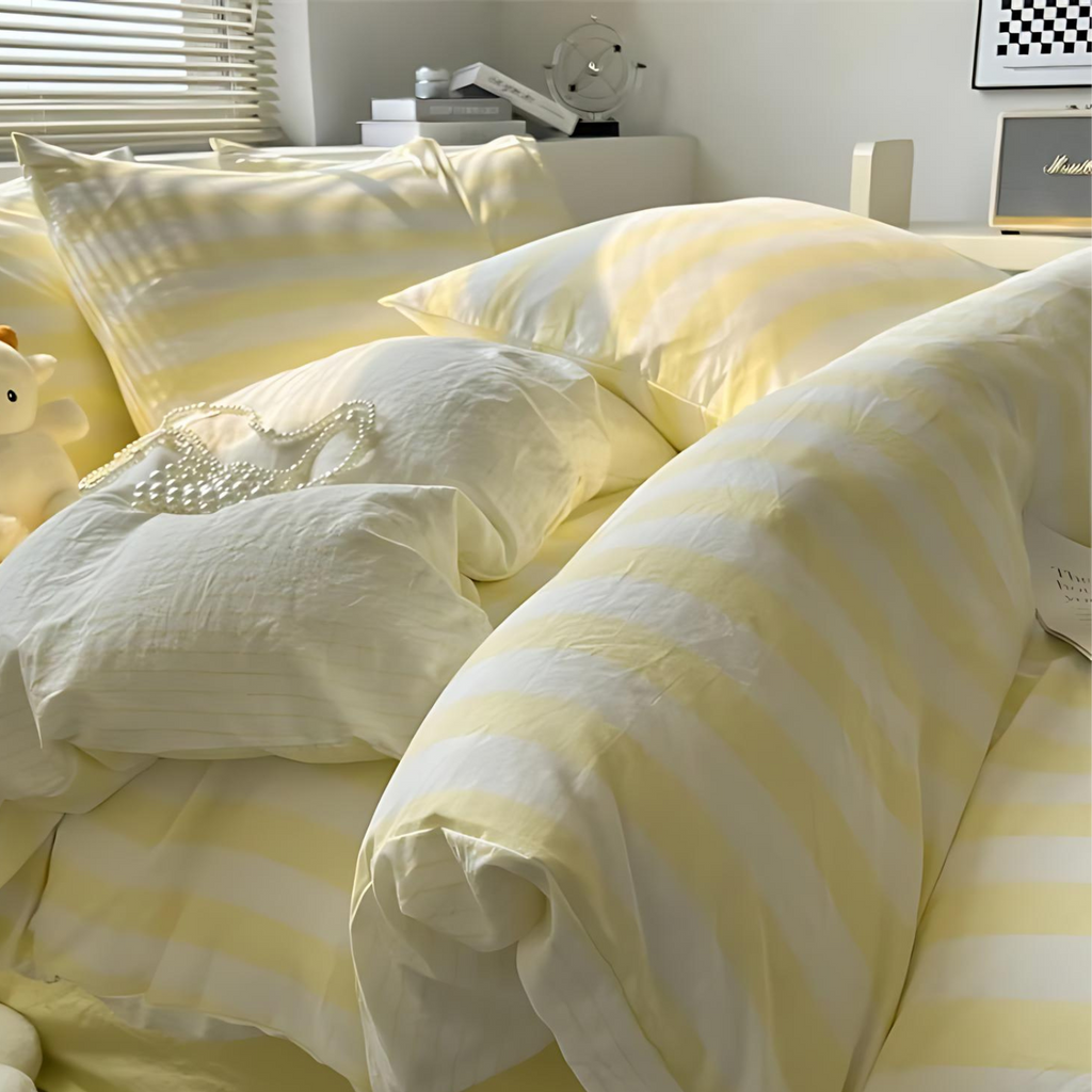 Classic Striped Bedding Set – Elegant Duvet Covers for All Bed Sizes 4