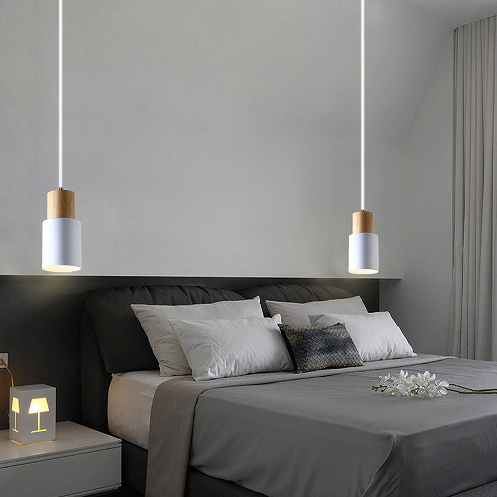 Colorful Macaron Pendant Light – Modern Cylinder Kitchen Lighting Fixture 7