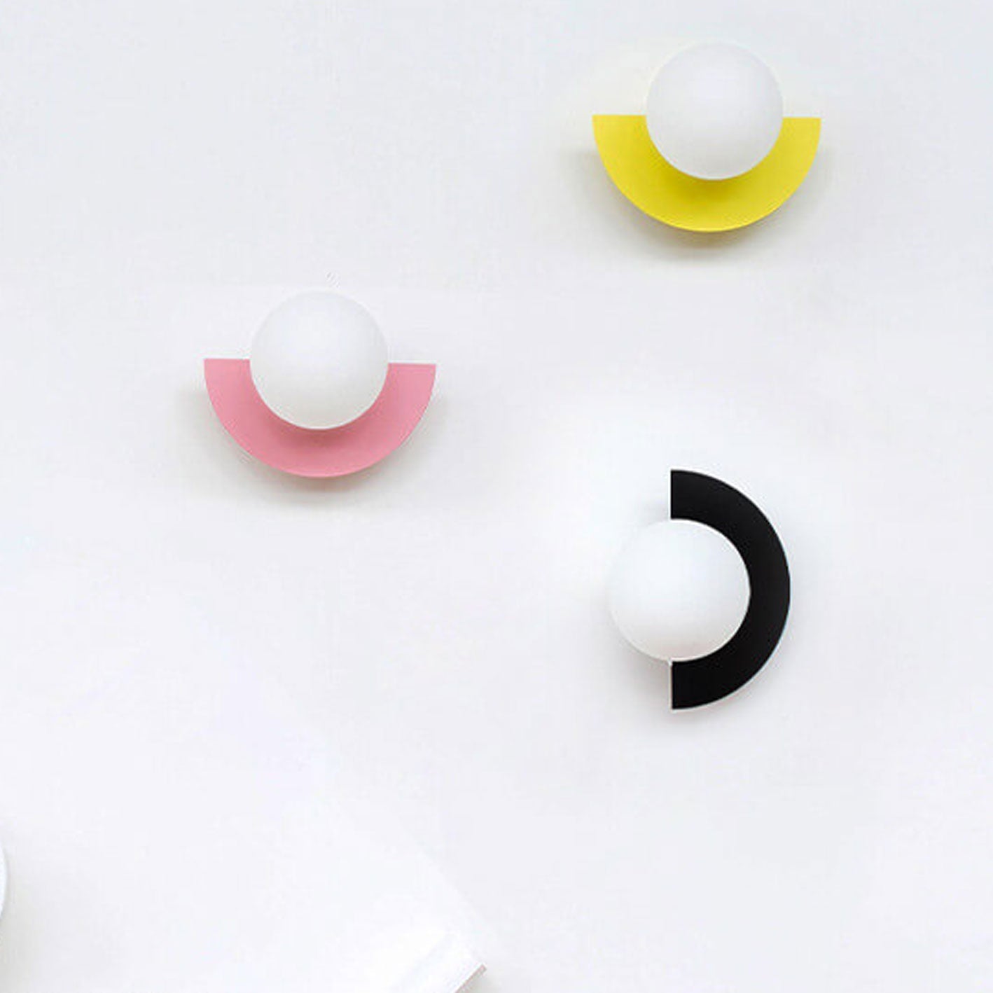 Colorful Modern Wall Sconce – Minimalist Glass Wall Lighting for Living Room 16