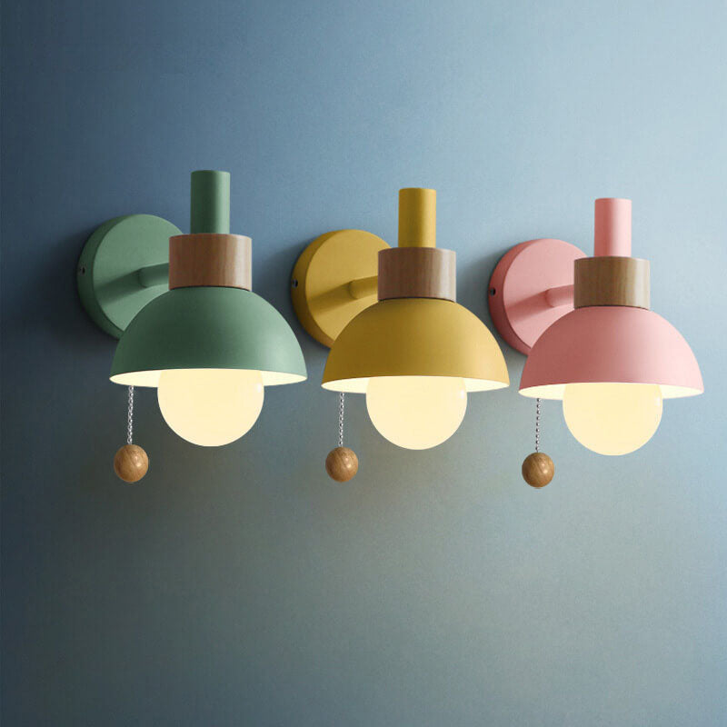 Colorful Modern Wall Sconce – Unique Globe Wall Light for Living Room 1